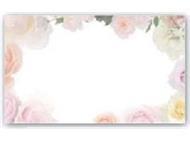 メッセージカードバラの画像