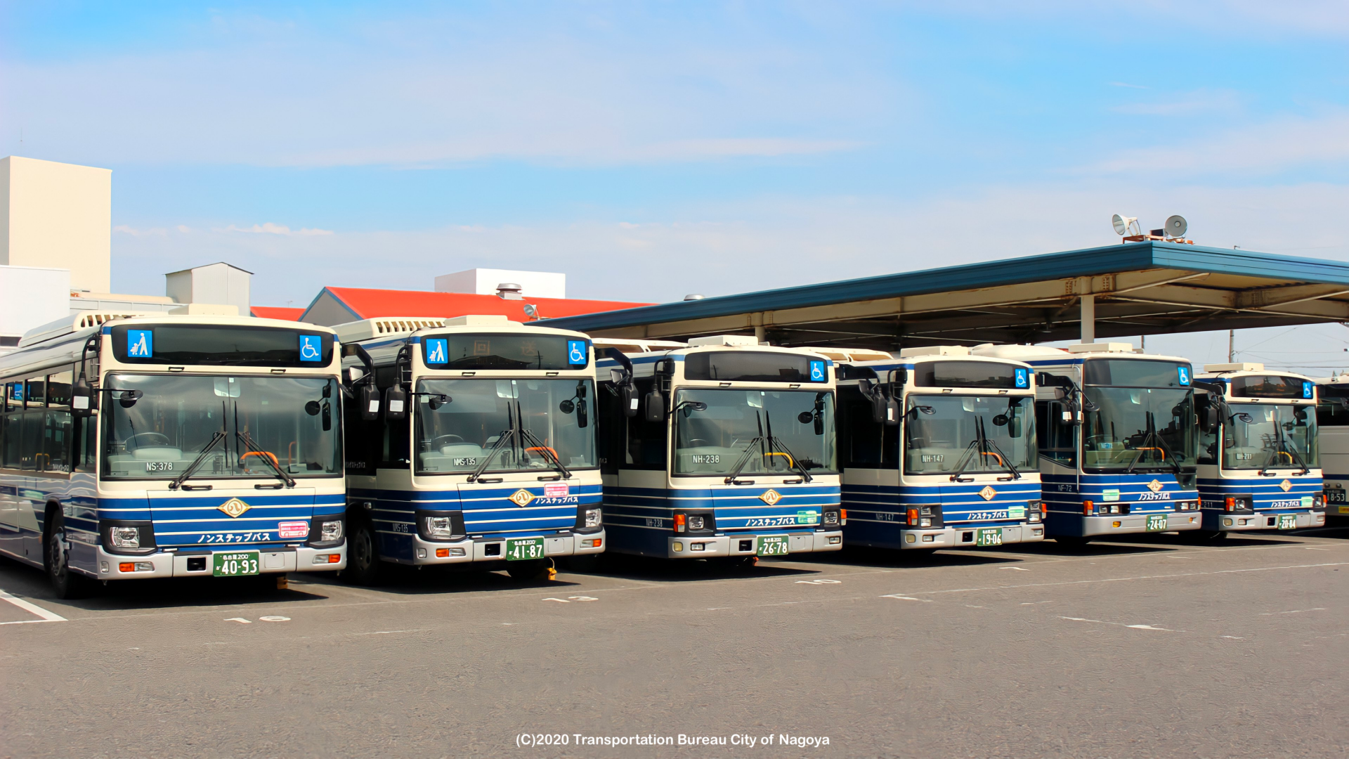 バーチャル背景見本（市バス営業所）