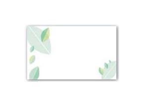 メッセージカード若葉の画像